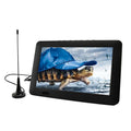 9 Inch Portable Slim TV Built-in 1500mAh Battery LCD Monitor for Vehicle Home Outdoor