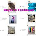 Kanekalon 26inch Hot Water Set Pre Stretched Jumbo Braiding Hair Box Twist Braids Synthetic Hair Extensions For Women Soft Yaki