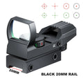 Hot 20mm Rail Riflescope Hunting Optics Holographic Red Dot Sight Reflex 4 Reticle Scope Collimator Sight