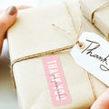 120Pcs Roll Creative DIY Flower Thank You Stickers for Handmade Products Stationery Business Envelope Lable for Gifts 1x3inch