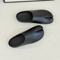 Women Split Toe Mules Soft Leather Tabi Clogs Casual Slip On Low Heel Backless Loafers Comfortable Vintage Flat Shoes for Female