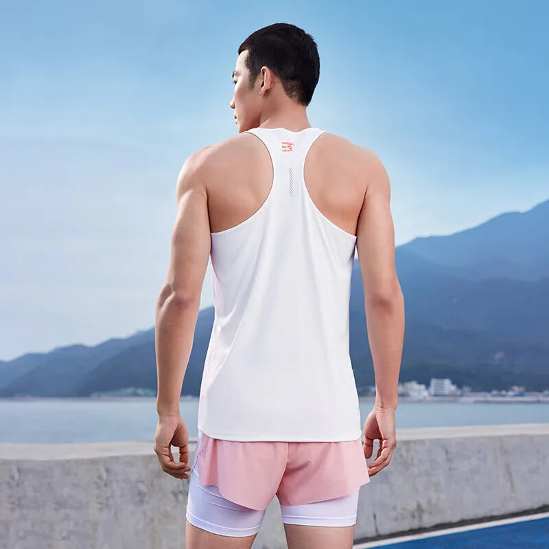361 Degrees Men's Sports Vest Summer Running Marathon Quick-drying Fitness Breathable Basketball Sleeveless Jersey 652422503