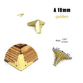 12pcs Decor Corner Protector Cover for Jewelry Chest Wine Gift Box Wooden Case Suitcase Antique Brass Bronze Golden Silver DIY