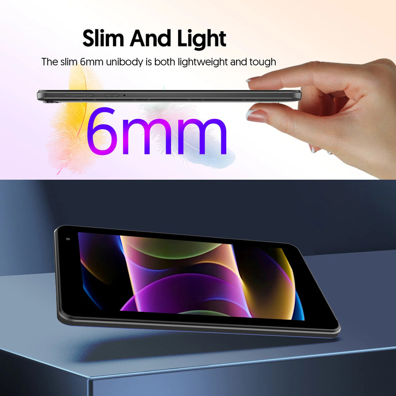 7-inch Android 15 Tablet, 8GB (3+5) RAM, 32GB Storage, 3500mAh Battery, HD 1024x600 IPS Display, Dual Cameras, Wi-Fi, Bluetooth