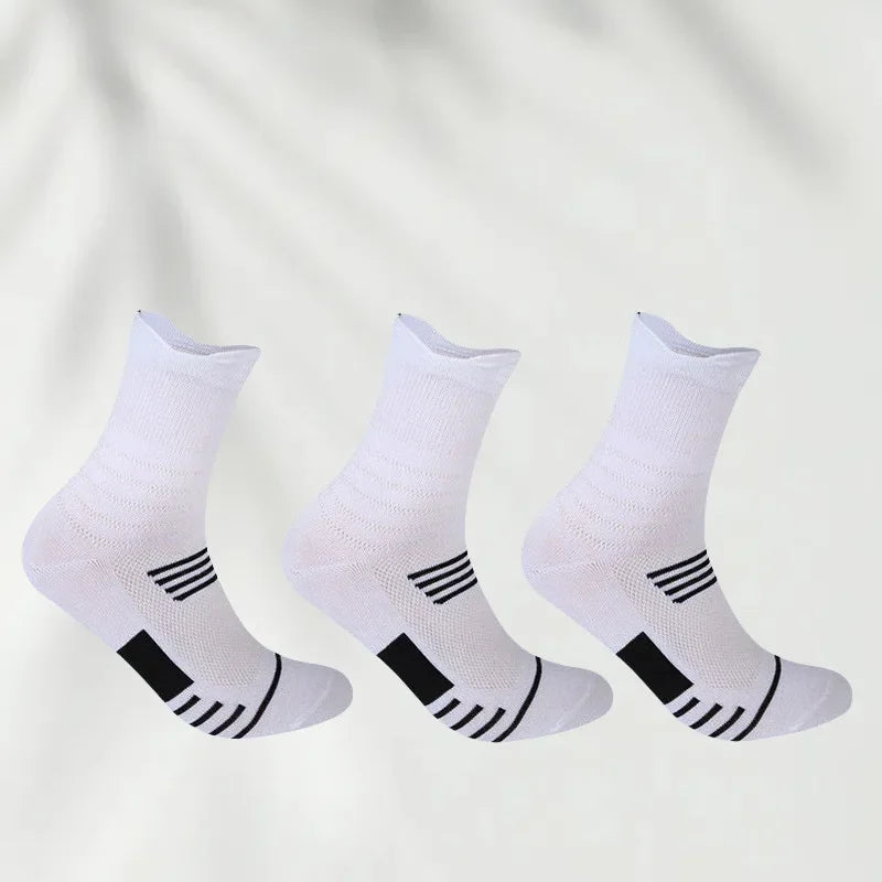3 pairs Men's Classic Crew Socks Unisex Sports | SAMAG
