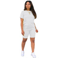 Womens Solid Color Tracksuit High Quality Hot Sales T-Shirt +Shorts 2 Piece Set Luxury Jogging Outfit Summer Casual Short Suit