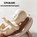 Foldable Baby Bath Support Newborn Bathtub With Sensing Temperature Non-Slip Infrant Shower Bed With Support Bracket