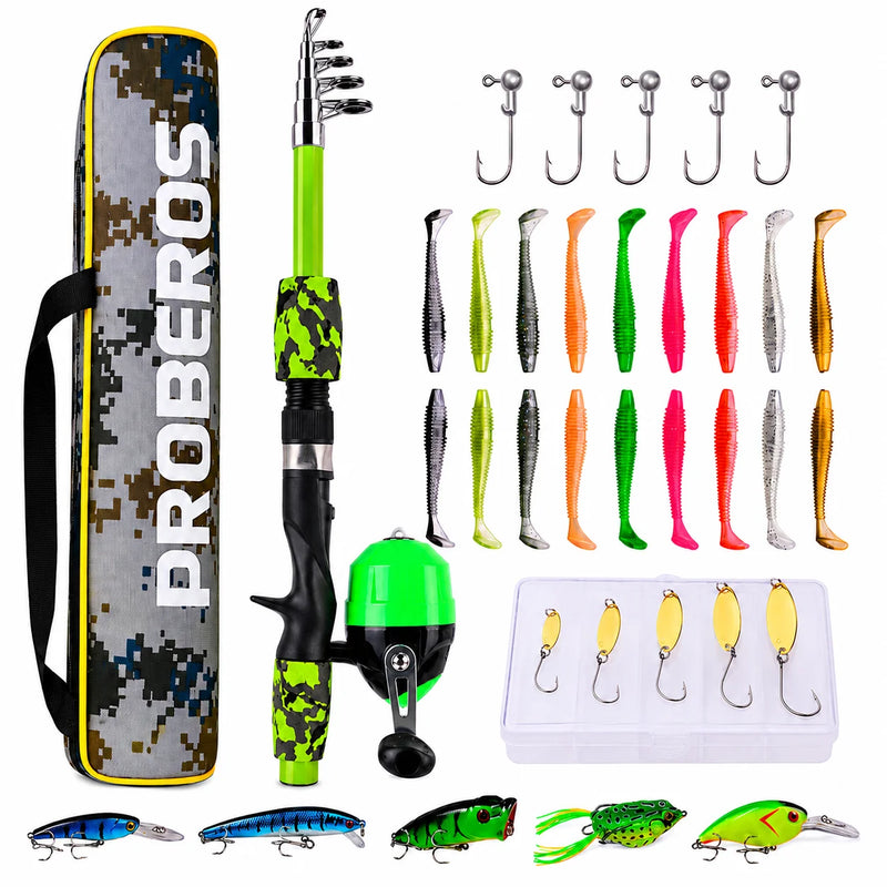 Mini Telescopic Fishing Rod Reel Combo 1.2M 1.5M 1.8M | SAMAG