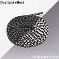 1Pair 3M Flat Reflective Shoelaces for Sneakers Glow at Night Be Applicable Sport Running AF1/AJ Luminous Shoe Lace Shoestring