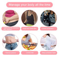 1pc Waist Trainer Slimming Body Shaper Fitness Belt Weight Loss Fat Burning Sport Girdle Sweat Trimmer Workout Cincher Shapewear