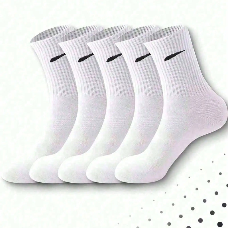 5 Pairs of Men's Black and White Minimalist Diagonal | SAMAG