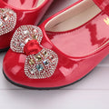 Girls Shoes 2021 Newly Arrived Infant Kids Baby Girls Crystal Bling Bowknot Single Princess Shoes Sandals Girls Sandals Shoe Red
