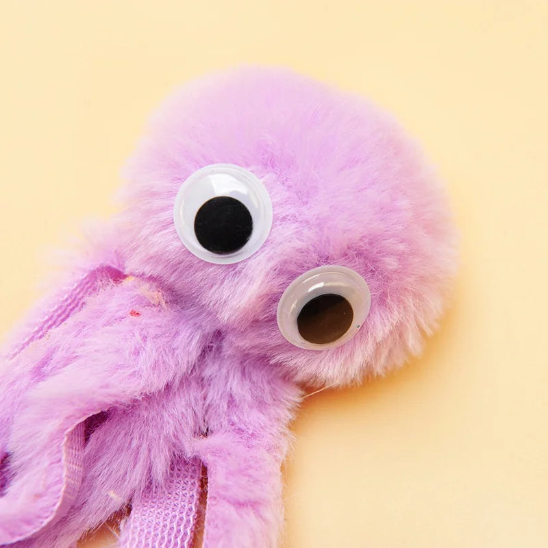 Interactive Octopus Plush Cat Toy Bite Resistant Cute Pet Supplies for Kittens And Cats Playful Chew Toy