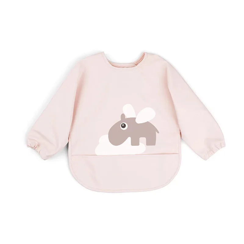 Cute Baby Bibs Waterproof Oil Proof Apron New Double Buckle Washcloth Feeding Bib Soft Burp Cloth For Boy Girl Bandana Bibs