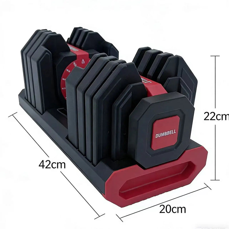 Auto-Locking Adjustable Dumbbell for Full-Body Workouts | SAMAG