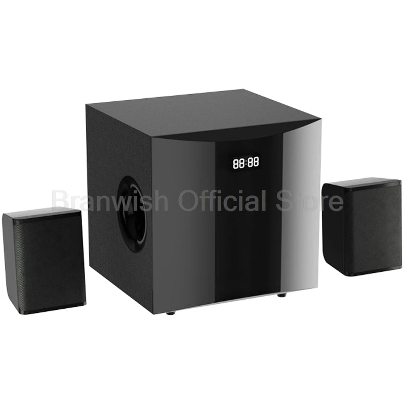2.1 Sound Box Amplifier 31W High Power Bluetooth Speaker 4 Inch Subwoofer Home Theater Home Cinema 360°Sound System PC Audio Set