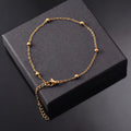 Stainless Steel Multilayers Chain Bracelet Women Simple Fashion Layered Girl Wrist Bracelet  Jewelry Accessories Length 18cm+5cm