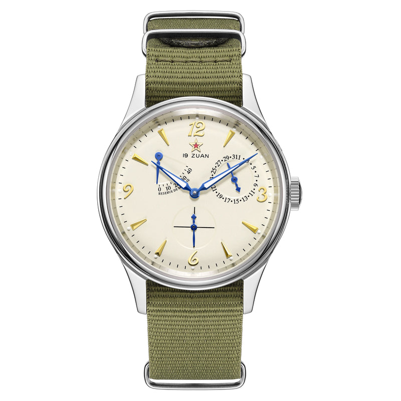 New 1963 40mm Mens Pilot Automatic Mechanical Watch Seagull ST17 Sapphire Crystal Waterproof Retro Style