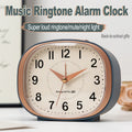 This Quiet Music Alarm Clock Is Perfect for Your Desk or Living Room and Includes Snooze and Night Light Functions.