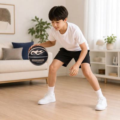 Silent Indoor Basketball - Purple Size 7, Soft Grip | SAMAG