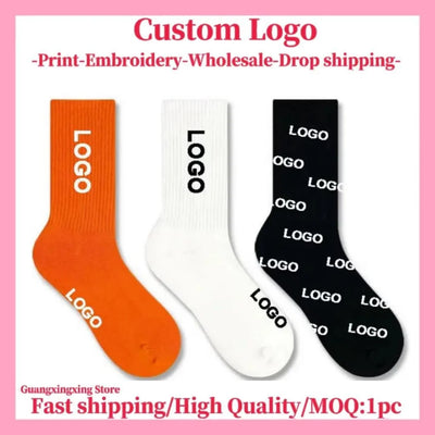 Customized socks for men and women can be logo printed | SAMAG