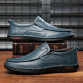 Genuine Leather Men's Casual Shoes Classics Business Dress Shoes Moccasins Slip on Loafers Driving Shoes for Men Flat Shoe