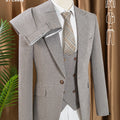 ST Cassy Full Men's Suits High Quality Elegant Slim Fit Formal Office and Leisure Banquet Groomsman Set Groom's Wedding Dress