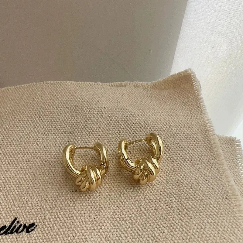 VENTFILLE 925 Sterling Silve Star Hoop Earring for Women Zircon Geometry Wide Office Versatile Jewelry Birthday Gift Dropship