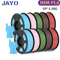 JAYO pla plus petg High speed matte PETG APLA 10Rolls  filament 175mm no bubbles smooth multiple colors optional for 3D printing