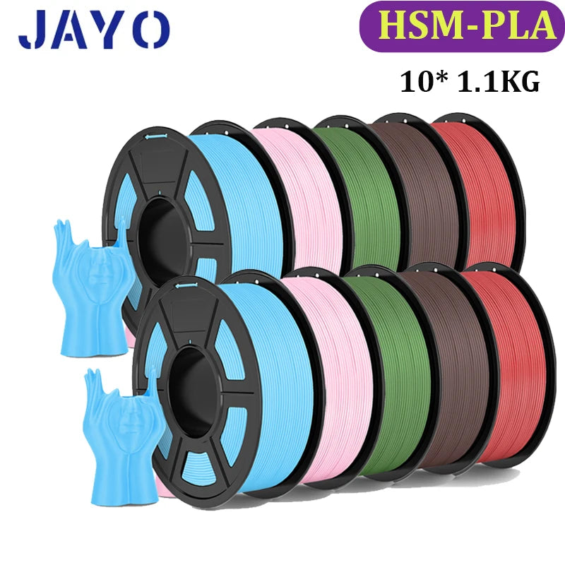 JAYO pla plus petg High speed matte PETG APLA 10Rolls  filament 175mm no bubbles smooth multiple colors optional for 3D printing