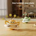 Popular Turntable Toys Cat Toys Little Bee Tumbler Cat Teasing Artifact Turntable