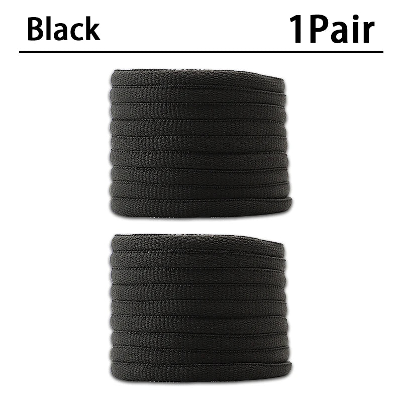 New Half Round High Quality Shoelaces 5mm Width Solid Color Shoelace Sneaker Classic Shoe Laces 1 Pair/3 Pair/5 Pair