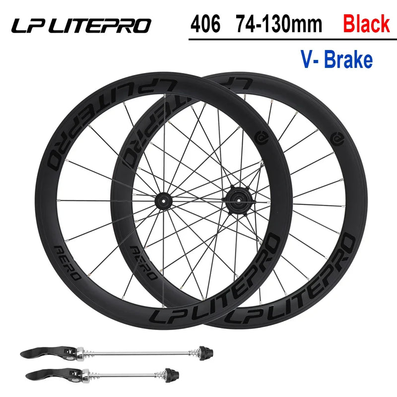 LP LITEPRO AERO Folding Bike Wheel Sets, 20 - inch 406/451 - View 20 | SAMAG