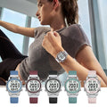 Hearkent Pedometer Sport Watches Step Counter Watch Women Digital Calories Mile Stopwatch Countdown for - Visuel 6 | SAMAG
