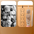 5Pcs Hat Rack Iron Punching Free Multi Layer Multifunctional Space Saving Hat Hanger Holder