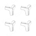 Clear Silicone Corner Guards, Transparent Edge Protectors for Furniture - Invisible Baby Safety Bumpers