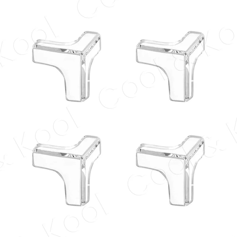 Clear Silicone Corner Guards, Transparent Edge Protectors for Furniture - Invisible Baby Safety Bumpers