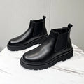2022 Autumn New Chelsea Boots for Men Black Boots Platform Shoes Fashion Ankle Boots Winter Slip on Men Shoes New Botines Mujer