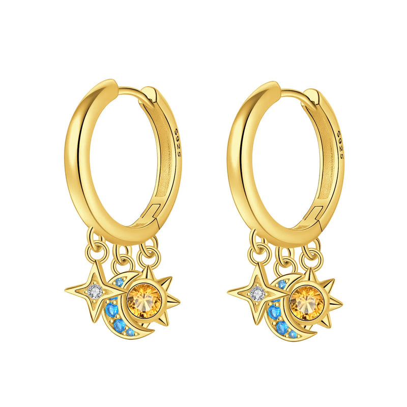 Original S925 Sterling Silver Zircon 18K Gold Lining | SAMAG