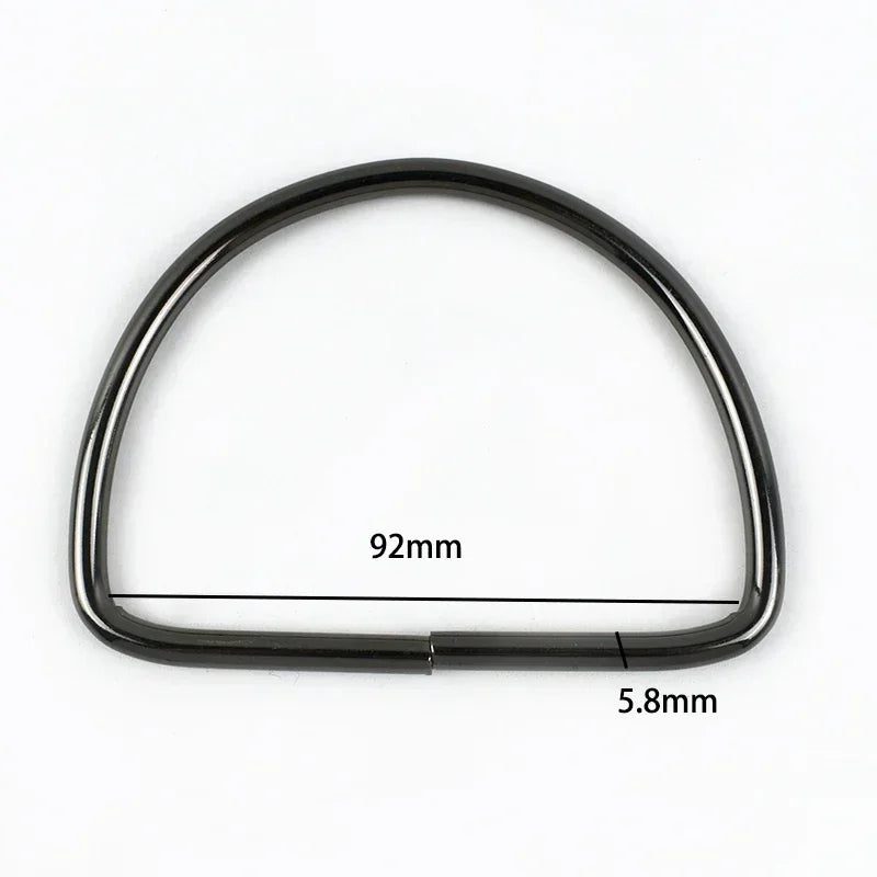 1-10Pcs D Ring Shape Metal Handles Replacement DIY Handbags Bags Purse for Making Women Bag Belt Hardware Accessories