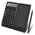 Intelligent Foldable Scientific Calculator 6 Inch Writing Tablet 10 Digit LCD Display Multi Purpose for School Accountant Office