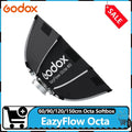 Godox EazyFlow Series Octa 60/90/120/150cm Quick Setup Foldable Softbox Portable Lighting Diffuser for Photography Studio