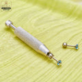 Metal Non-slip Handle Claw Pickup Tool For Piercing Ball Jewelry Grabber Diamond Catcher Aluminum Alloy Wholesale Tool