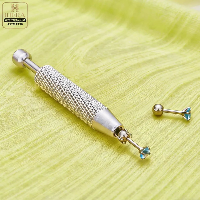 Metal Non-slip Handle Claw Pickup Tool For Piercing Ball Jewelry Grabber Diamond Catcher Aluminum Alloy Wholesale Tool