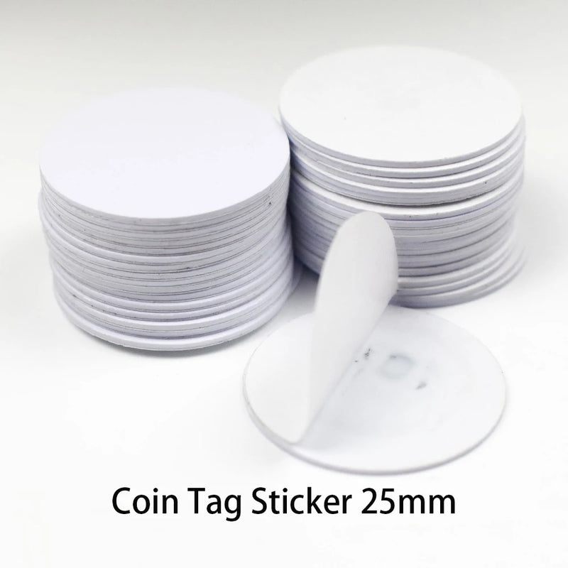 1pc/Lot NFC 215 Coin TAG Key 13.56Mhz NFC215 Universal Ultralight Tags Labels