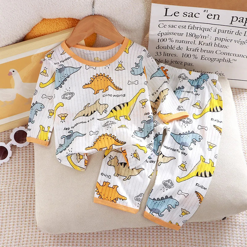 1Set Summer Pour Cotton Boy Girl Outfit Baby Infant - View 5 | SAMAG
