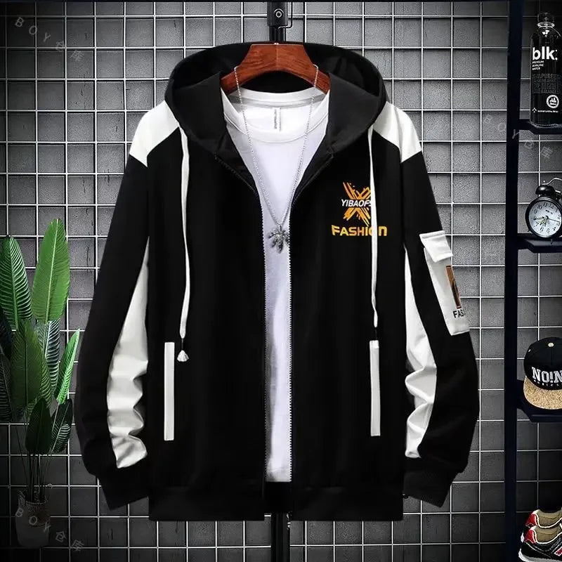 Tracksuit for Men 2 Piece Set Hoodies Sweatpants Sportswear Fitness Sweatshirt Sports 2PCS Suit Male Autumn - View 4 | SAMAG