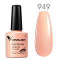 VENALISA Non Cleansing Topcoat Nail Art 7.5ml Soak off Base Coat Foundation No Wipe Top Coat Nail Gel Funny Bunny Gel Varnish
