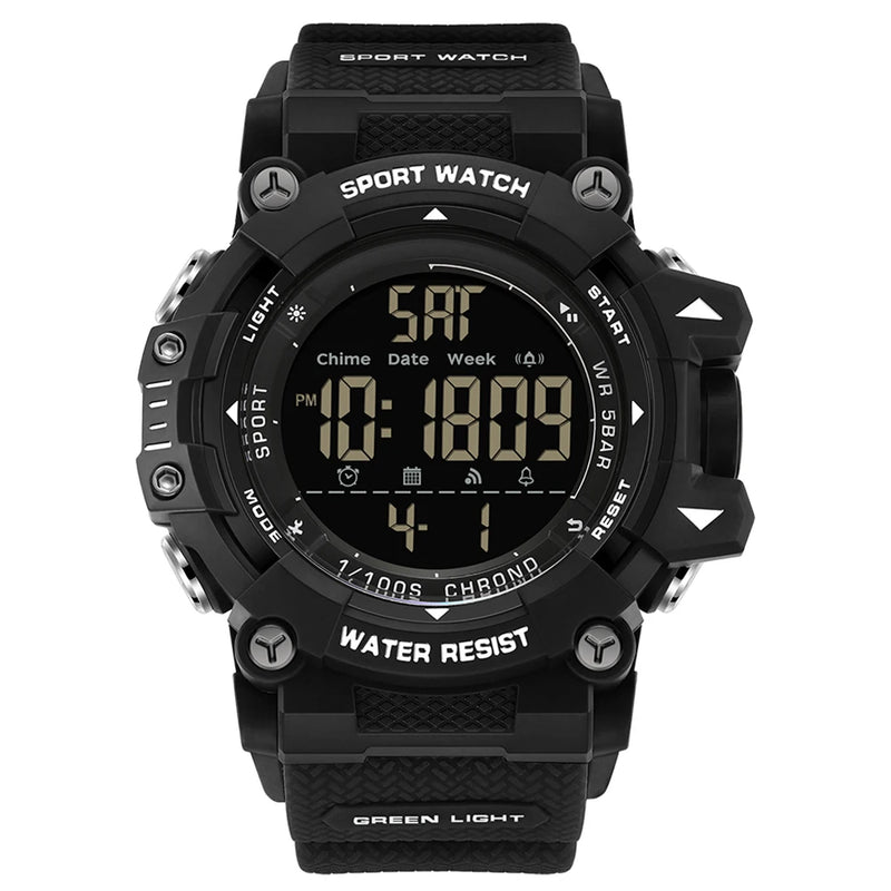 SANDA Fashion New Men Watch LED Digital Waterproof Clock Military Sports Multifunction Chronograph - Visuel 8 | SAMAG