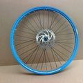 22/24/26 Inch Aluminum Alloy MTB Wheelset, Disc Brake, 7/8/9 Speed Rear Hub, with Tires